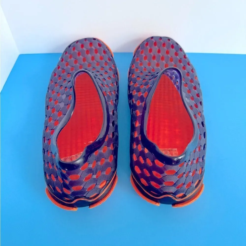 Men's Blue and Orange cool Swim and Beach Shoes